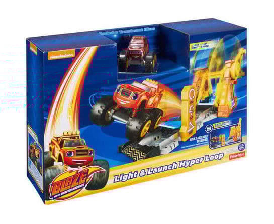 Blaze og Monstermaskinerna Light Launch Hyper Loop Playset