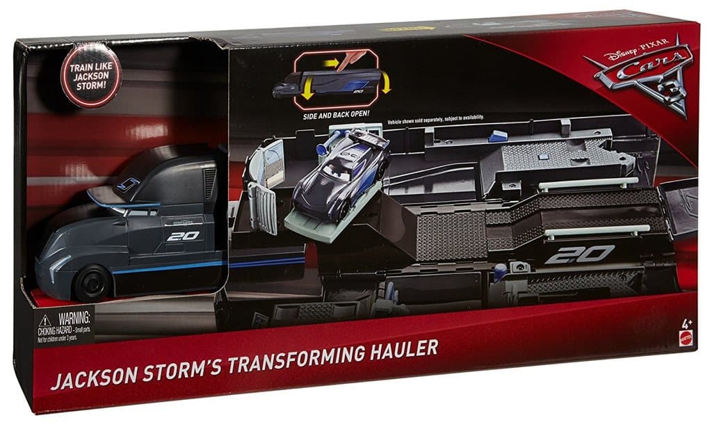 Disney Pixar Cars 3 Jackson Storm's Transforming Hauler Playset