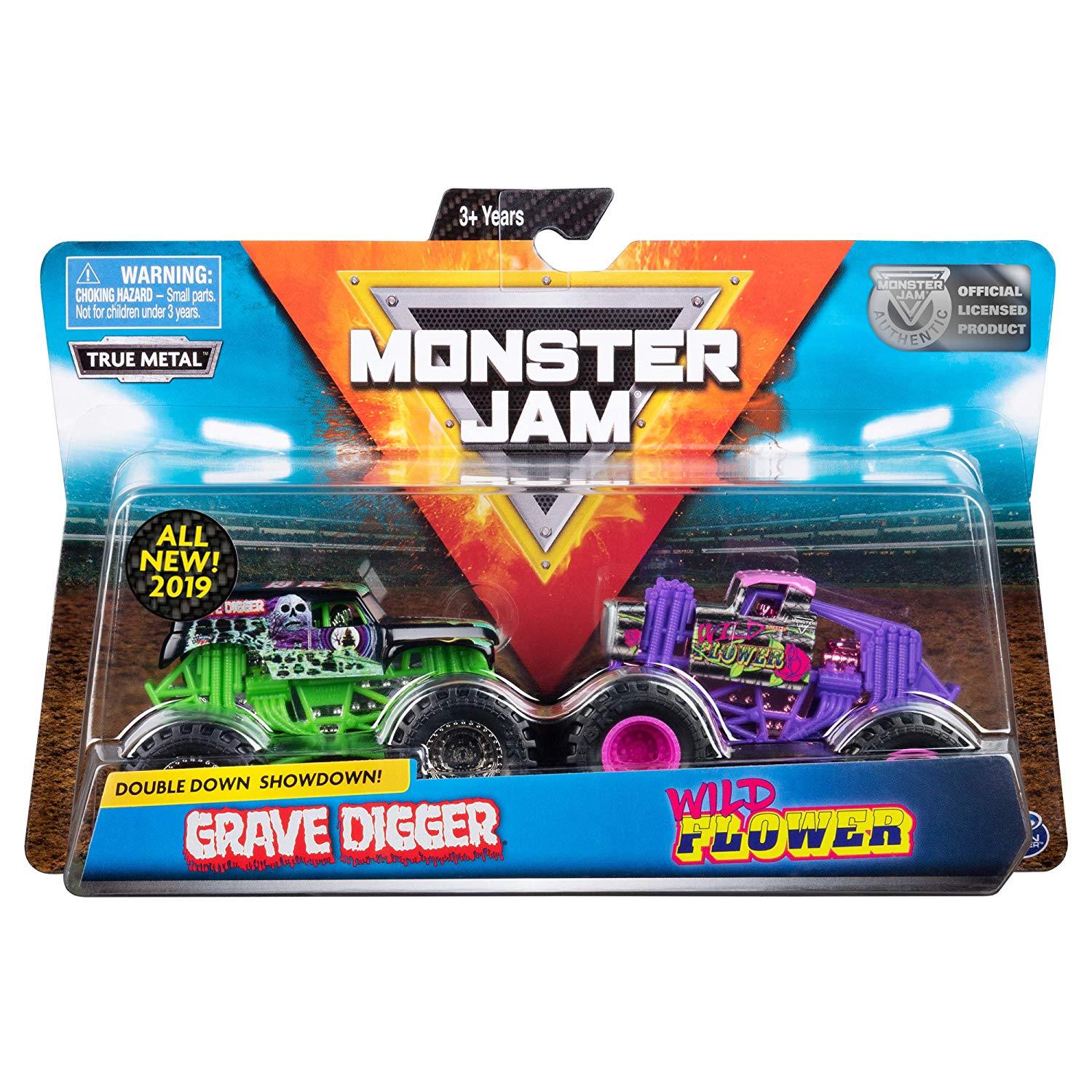 Monster Jam Grave Digger & Wild Flower