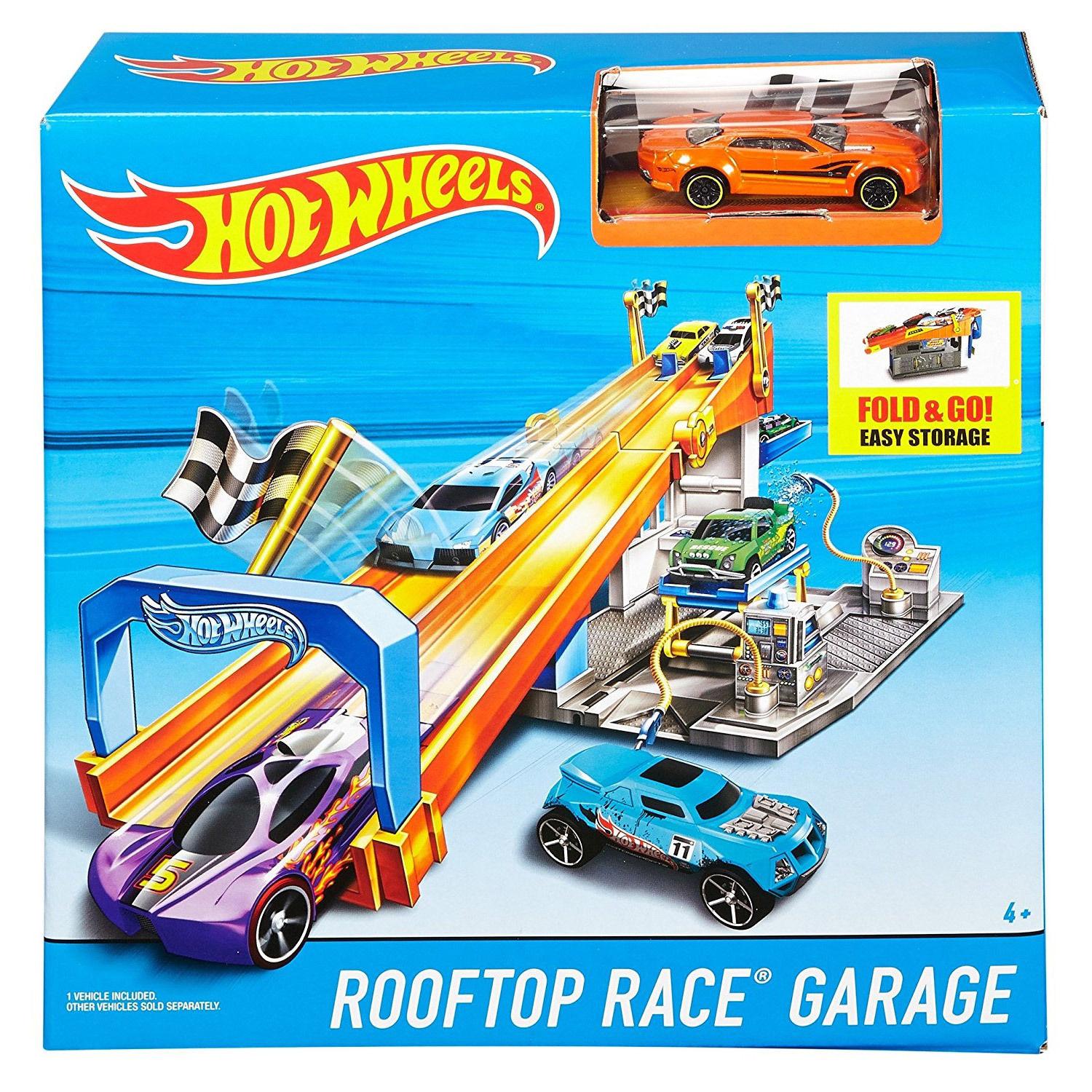 Hot Wheels Rooftop Race Playset