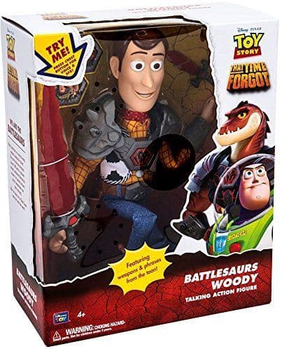 Toy Story That Time Forgot Battlesaurs Woody Talking Action Figure