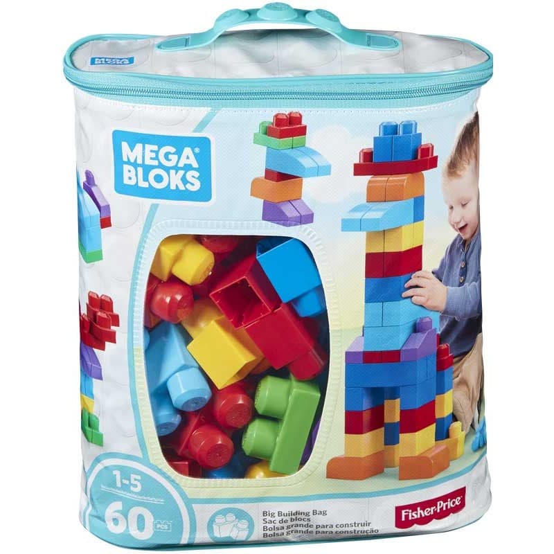 Fisher Price Mega Bloks Big Building Bag 60 P