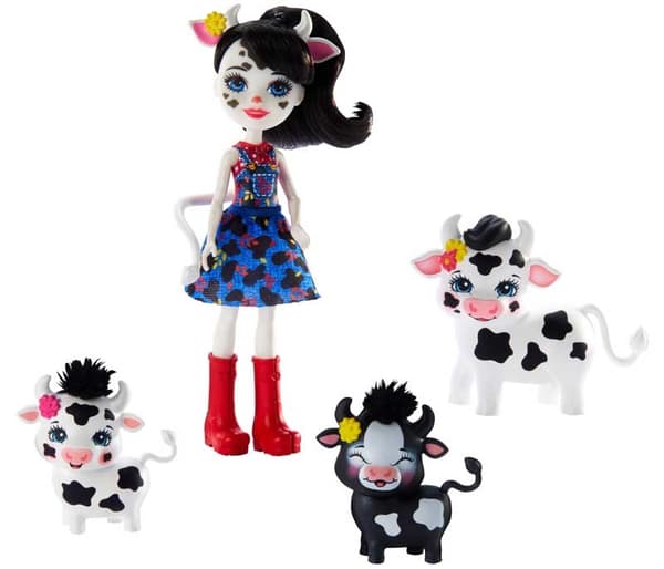 Enchantimals Cambrie Cow with Ricotta & Family