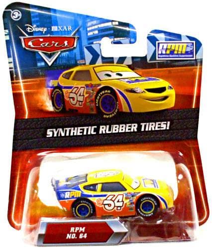 Disney Cars RPM med ægte gummi dæk - gummi dæk