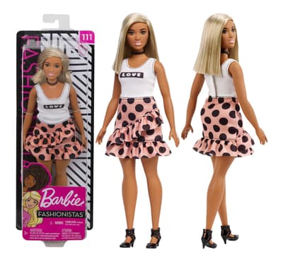 Barbie Fashionistas Dolka Dot Curvy nr 111
