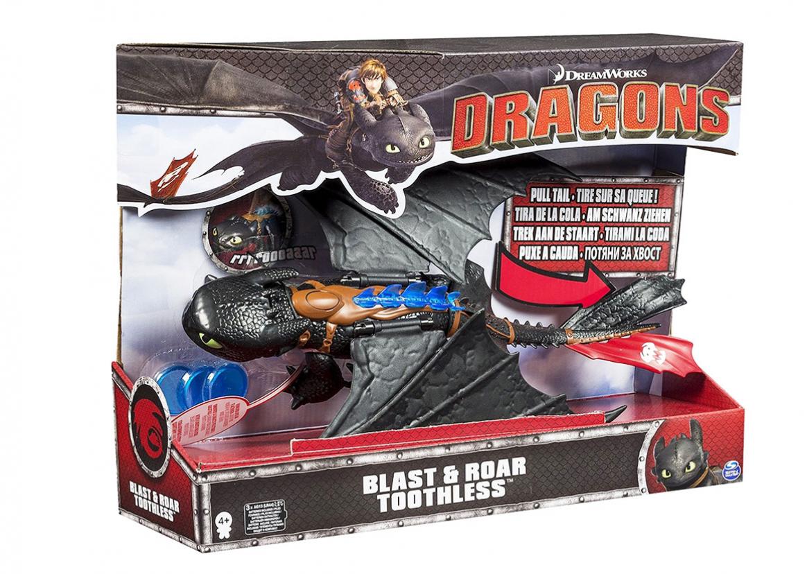 Dreamworks Dragons Blast Roar Toothless CDON