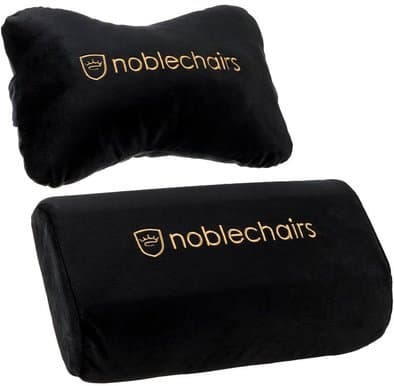 noblechairs pillow-set for EPIC/ICON/HERO, black/gold
