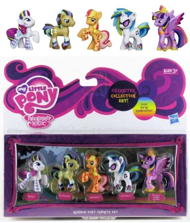My Little Pony Rainbow Pony Favorite Figure Set