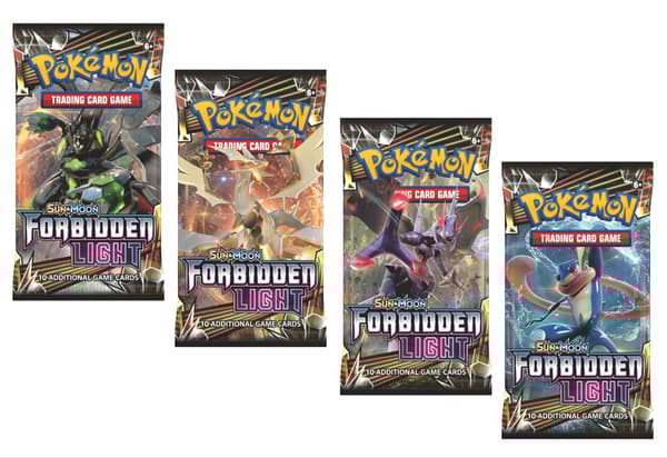 Pokemon Sun & Moon Forbidden Light Booster