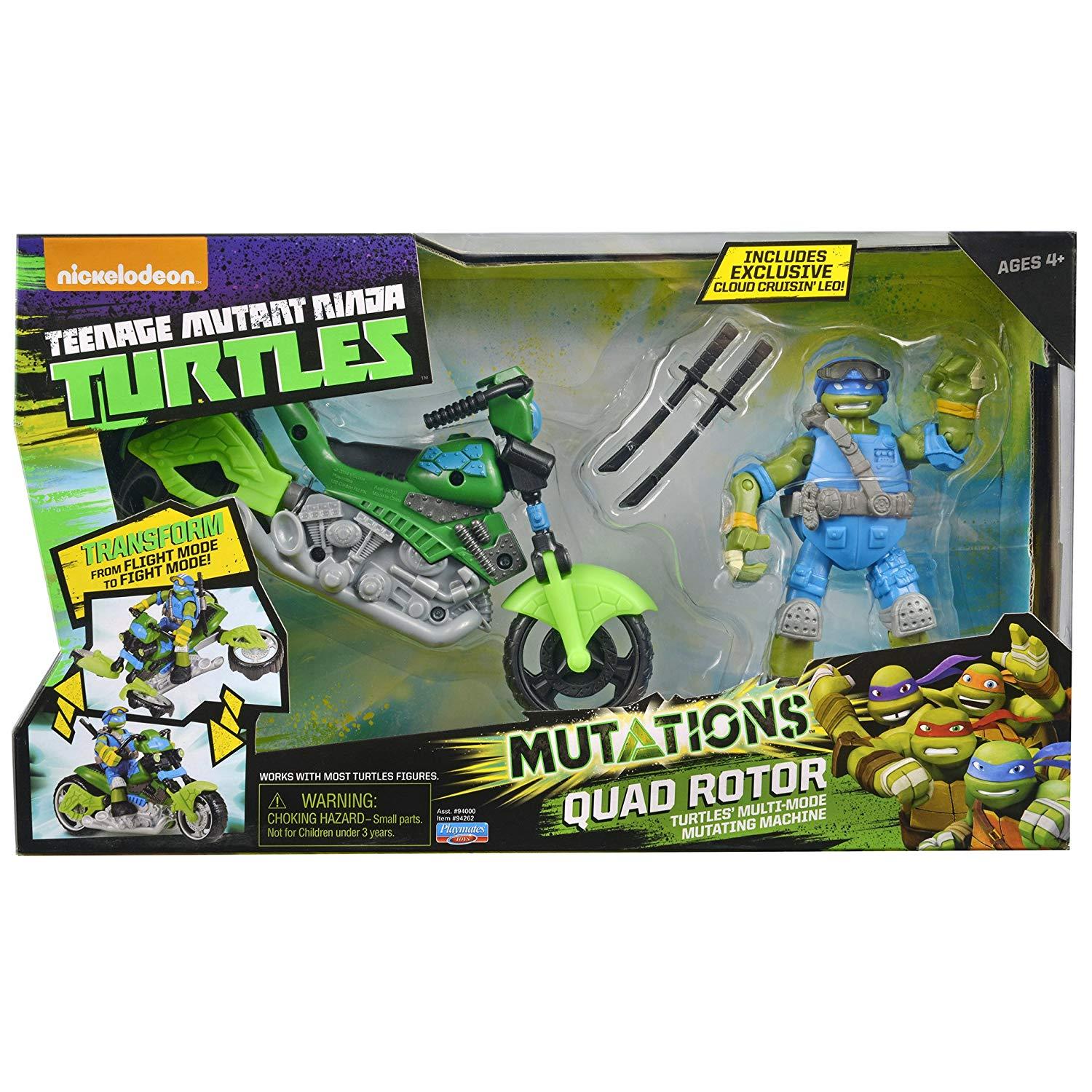 Ninja Turtles Mutating Quad Rotor & Leonardo