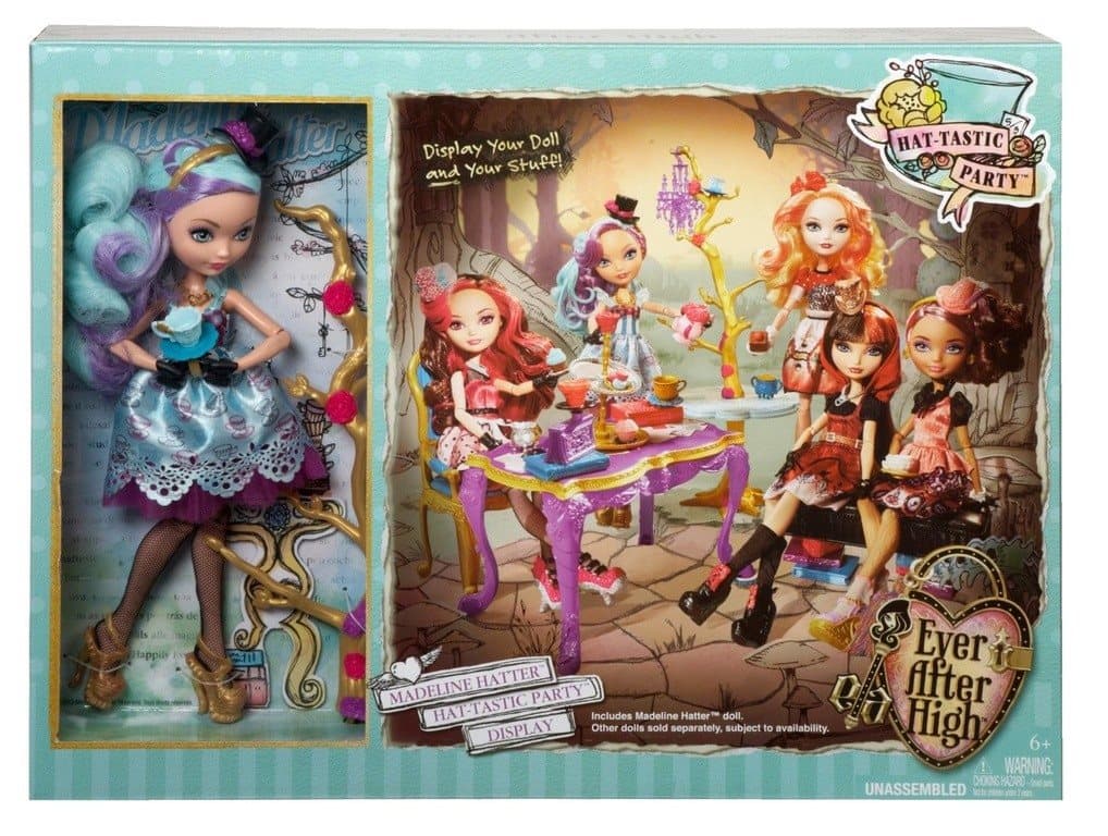 Ever After High Hat-Tastic - Madeline Hatter & Party Display