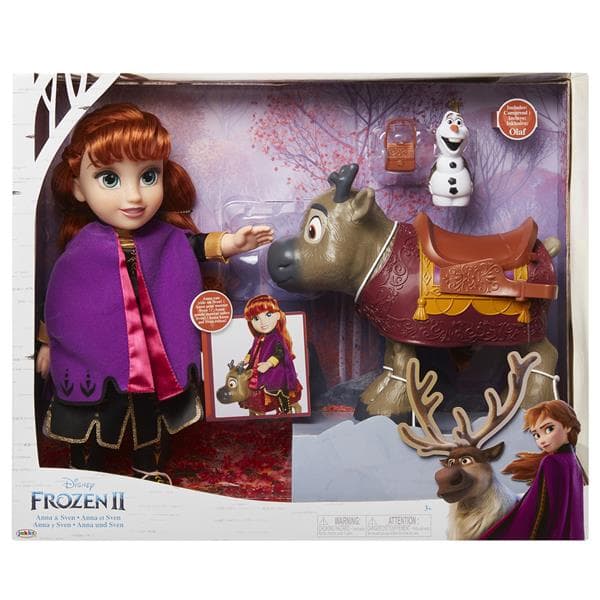 Disney Frozen 2 Toddler Doll Travel Anna & Sven
