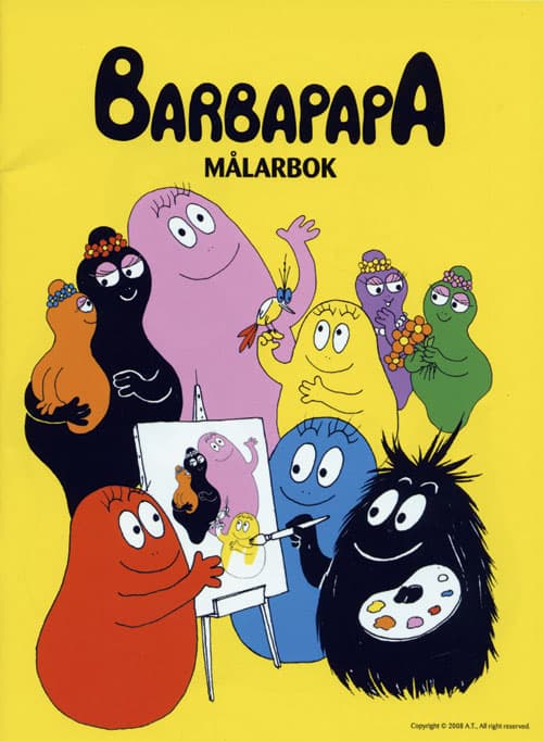 Målarbok – Barbapappa