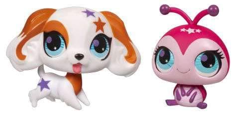 Littlest Pet Shop Totally Talented Pets Cocker Spaniel & Lady Bug