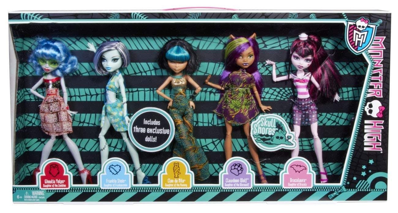 Monster High Skull Shores 5 Pack