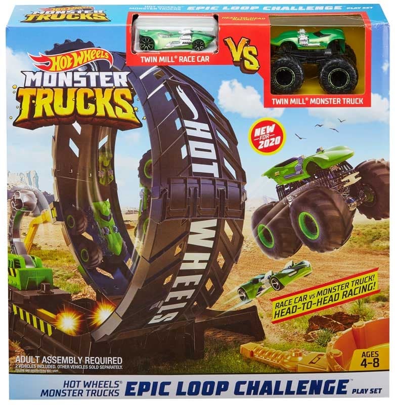HOT WHEELS MONSTER TRUCKS EPIC LOOP CHALLENGE PLAY SET