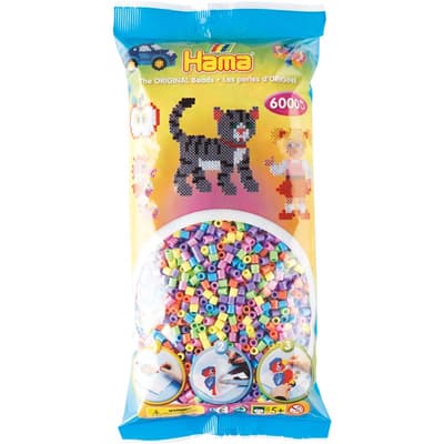 HAMA Midi Beads 6000 pcs Mix 50 Pastel