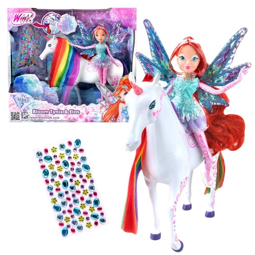 Winx Club Tynix Fairy Bloom & Unicorn Elas