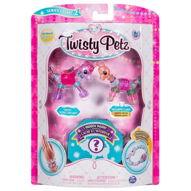 Twisty Petz 3-pack s2 Skyley Flying Unicorn & Sugarpie Llama