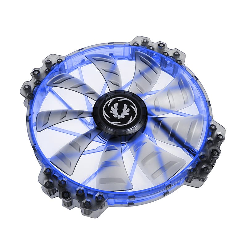 BitFenix Spectre PRO Fan - 200mm - Blue LED - Black (900rpm)