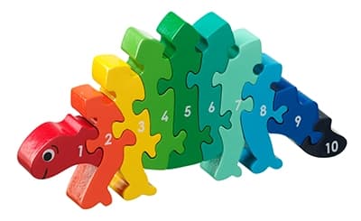 Pusseldjur Dino 1-10