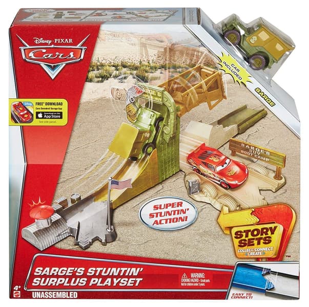 Disney Cars Sarge's Stuntin' Surplus Playset