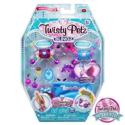 Twisty Petz, Series 3 Blingz, Pony & Zebra