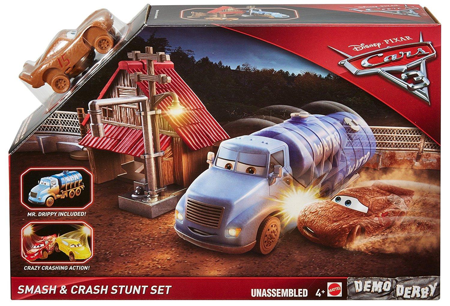 Disney Pixar Cars 3 - Smash & Crash Stunt Set - Bilar 3