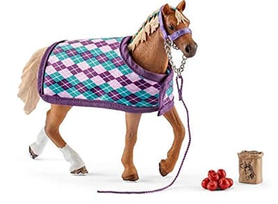 Schleich English Thoroughbred with Blanket 42360
