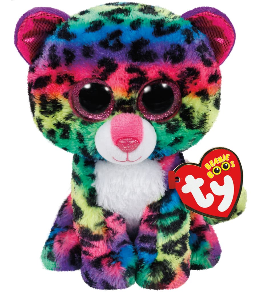 TY Beanie Boos Dotty Multicolor Leopard