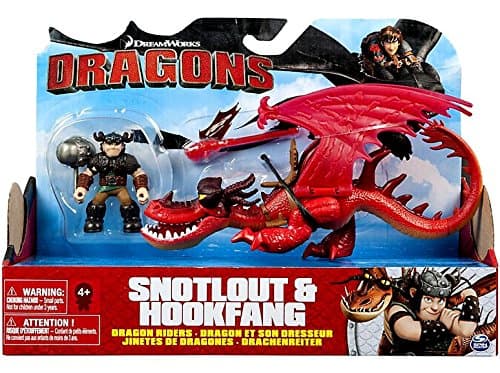 DreamWorks Dragons Snotlout & Hookfang Action Figure