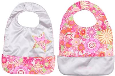 Baby bib - BeNeat Zanny Zinnias