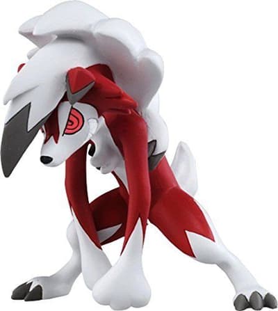 Pokemon Sun & Moon Lycanroc Midnight Form Moncolle EX Figur