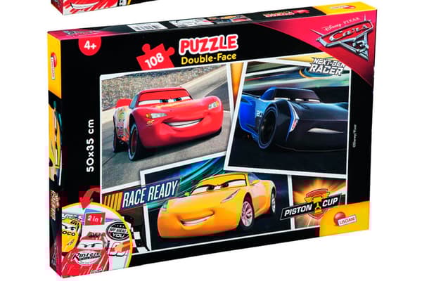 Disney Pixar Cars 3 Pussel ! Double Face ! 2 in 1
