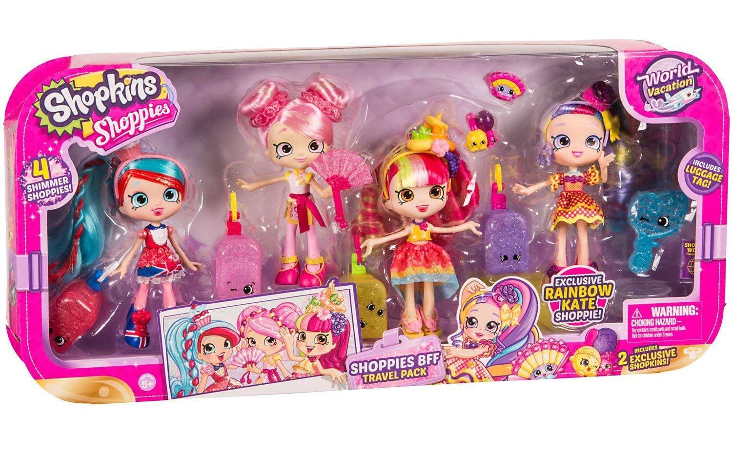 Shopkins Shoppies World Vacation BFF Travel Pack Playset