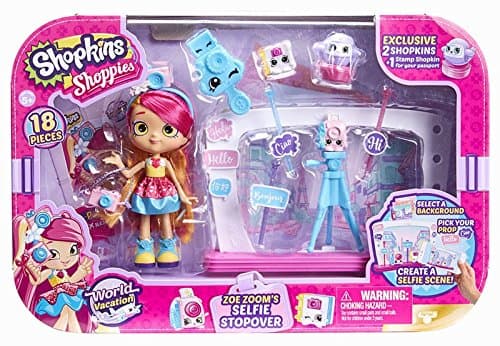 Shopkins Zoe Zooms selfie Stopover