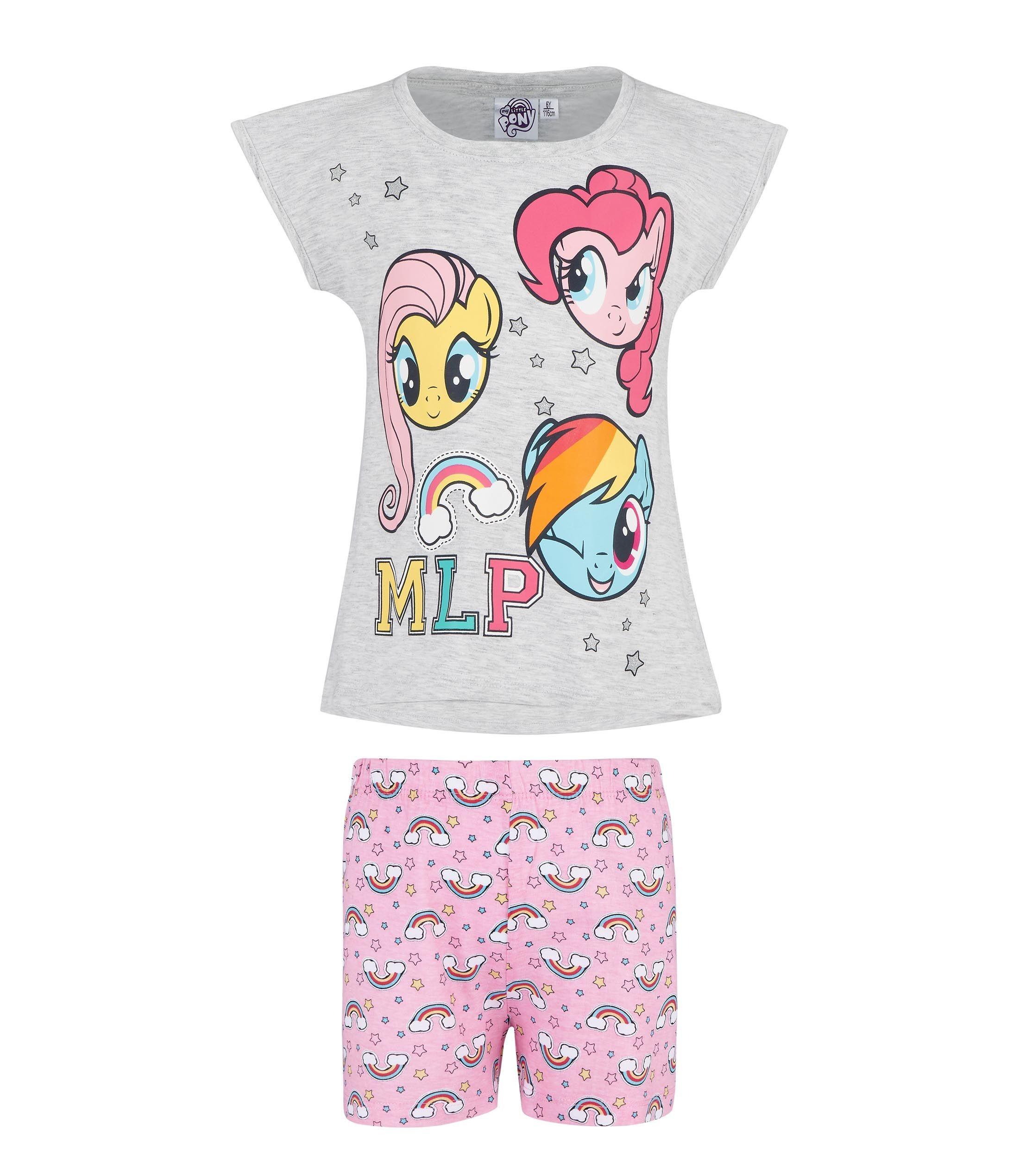 My Little Pony T-skjorte og Shorts, Grå