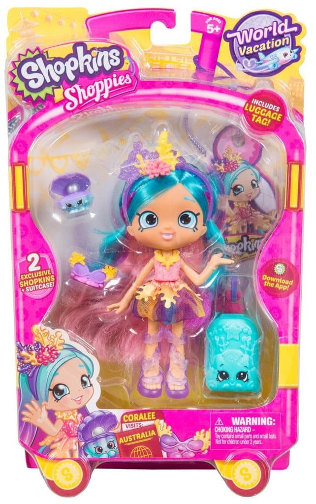 Shopkins Shoppies - World Vacation Coralee Visits Australia