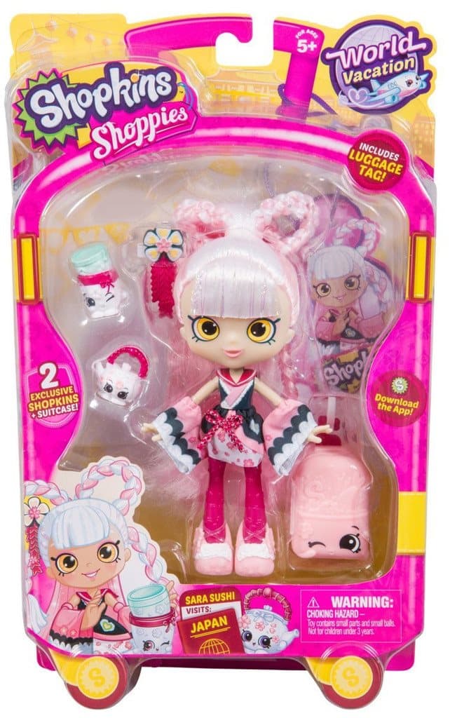 Shopkins Shoppies - World Vacation Sara Sushi Visits Japan