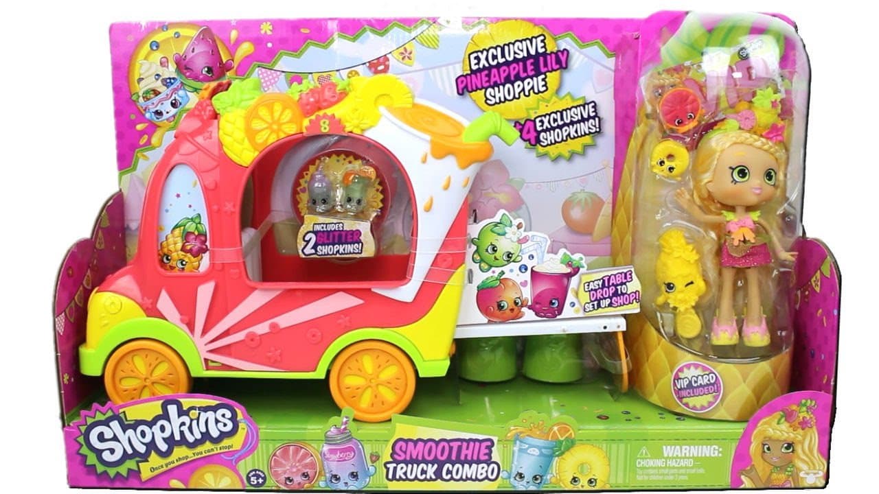 Shopkins Shoppies Smoothie Truck Combo Playset