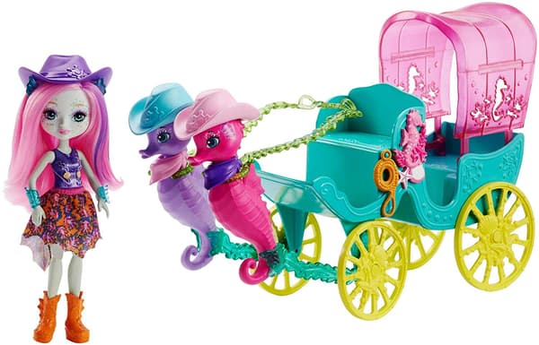 Enchantimals Sandella Seahorse Friends & Western Styled