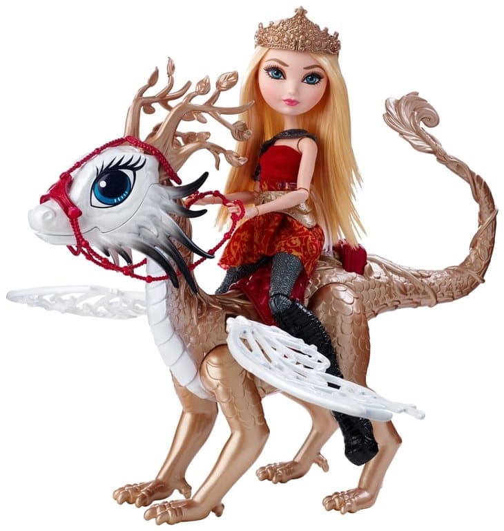 Ever After High Dragon Games Apple White & Braebyrn Dragon