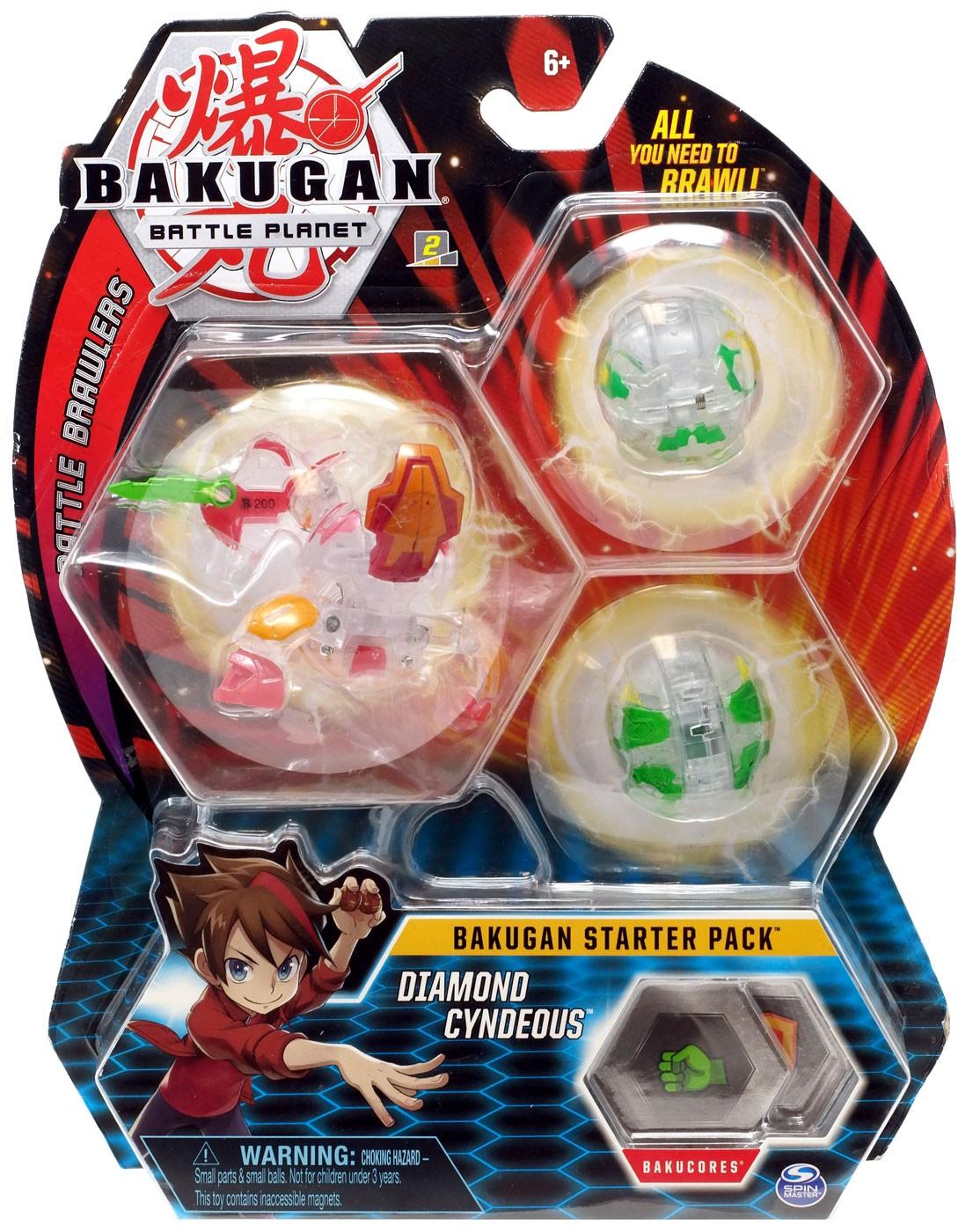 Bakugan Starter Pack 3-Pack,Diamond Cyndeous