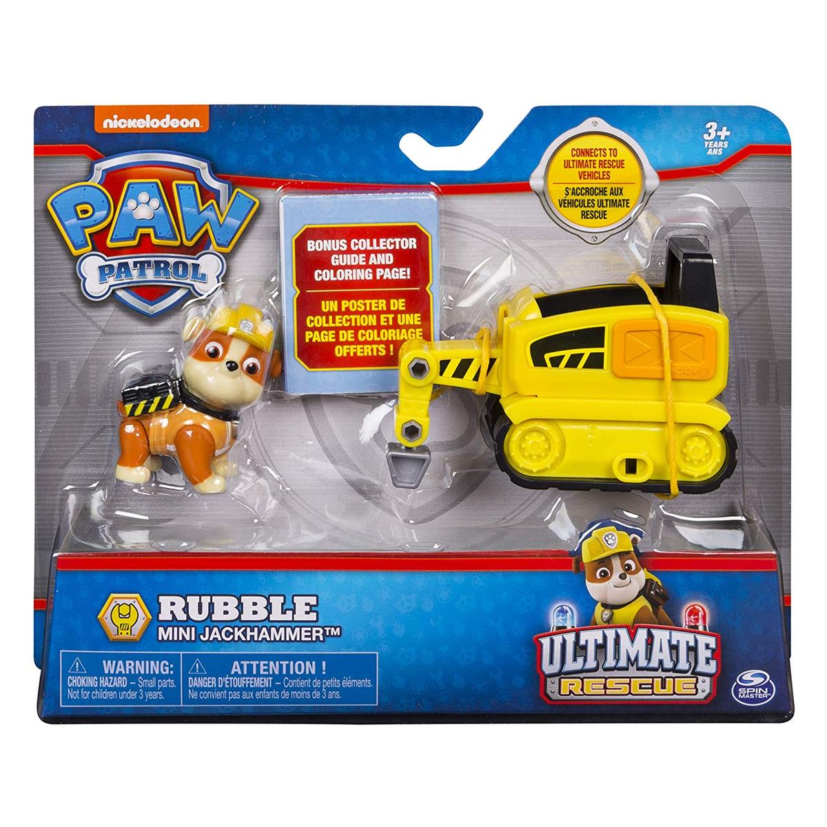 PAW Patrol Ultimate Rescue Rubbles Mini Jackhammer Cart with