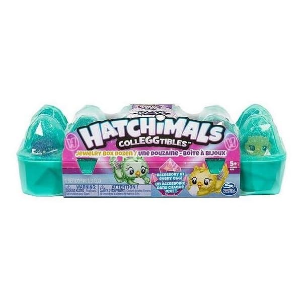 Hatchimals Colleggtibles S6 Äggask 12-pack Turkos
