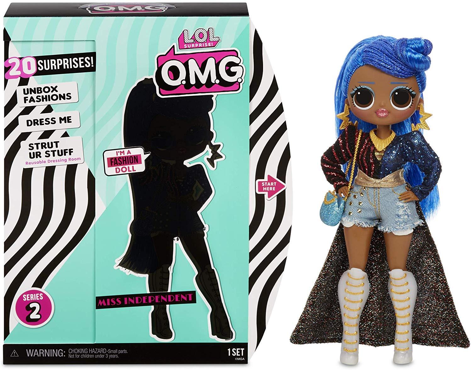 L.O.L. Surprise! O.M.G. Miss Independent Fashion Doll with 20 Surprises