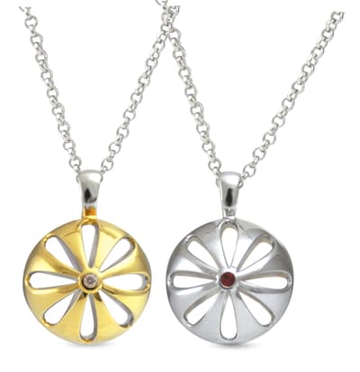 Silver Necklace "Blossom"