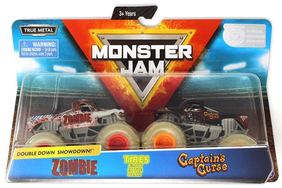 Monster Jam 2-pack Zombie & Captains Curse