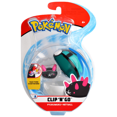 Pokémon Clip N Go Pyukumuki & Net ball