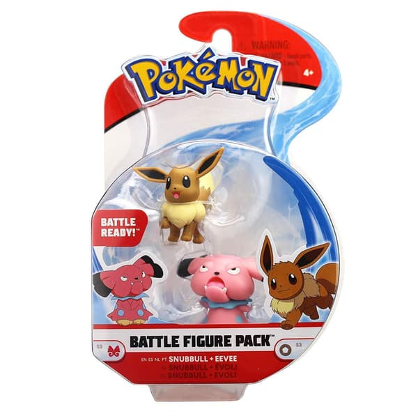 Pokemon Battle Figure Snubbull & Eevee